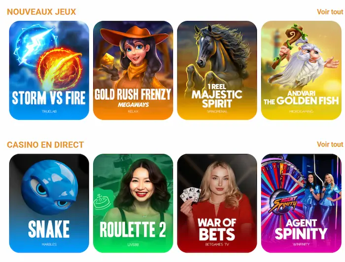 Party Spins Casino Jeux
